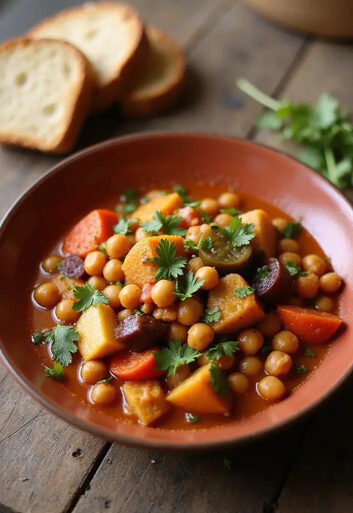 30 Healthy Crockpot Dinner Recipes for Families Who Love Easy Cooking 63 30 Healthy Crockpot Dinner Recipes for Families Who Love Easy Cooking - 11. Spanish Chickpea Stew