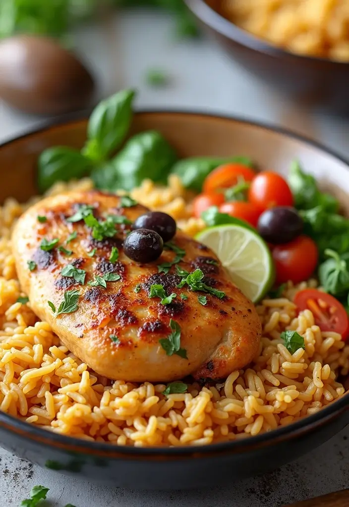 30 Healthy Crockpot Dinner Recipes for Families Who Love Easy Cooking 70 30 Healthy Crockpot Dinner Recipes for Families Who Love Easy Cooking - 12. Mediterranean Chicken and Rice