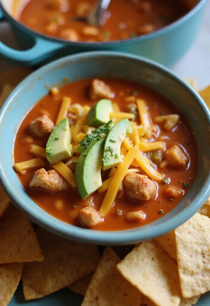 30 Healthy Crockpot Dinner Recipes for Families Who Love Easy Cooking 77 30 Healthy Crockpot Dinner Recipes for Families Who Love Easy Cooking - 13. Chicken Fajita Soup