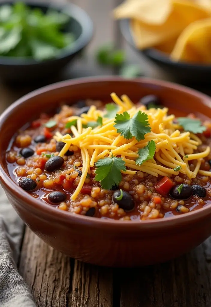 30 Healthy Crockpot Dinner Recipes for Families Who Love Easy Cooking 8 30 Healthy Crockpot Dinner Recipes for Families Who Love Easy Cooking - 2. Quinoa and Black Bean Chili