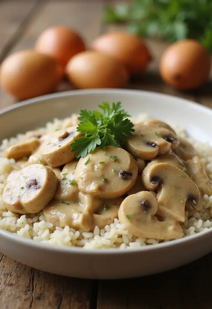 30 Healthy Crockpot Dinner Recipes for Families Who Love Easy Cooking 141 30 Healthy Crockpot Dinner Recipes for Families Who Love Easy Cooking - 23. Creamy Chicken and Mushroom Casserole