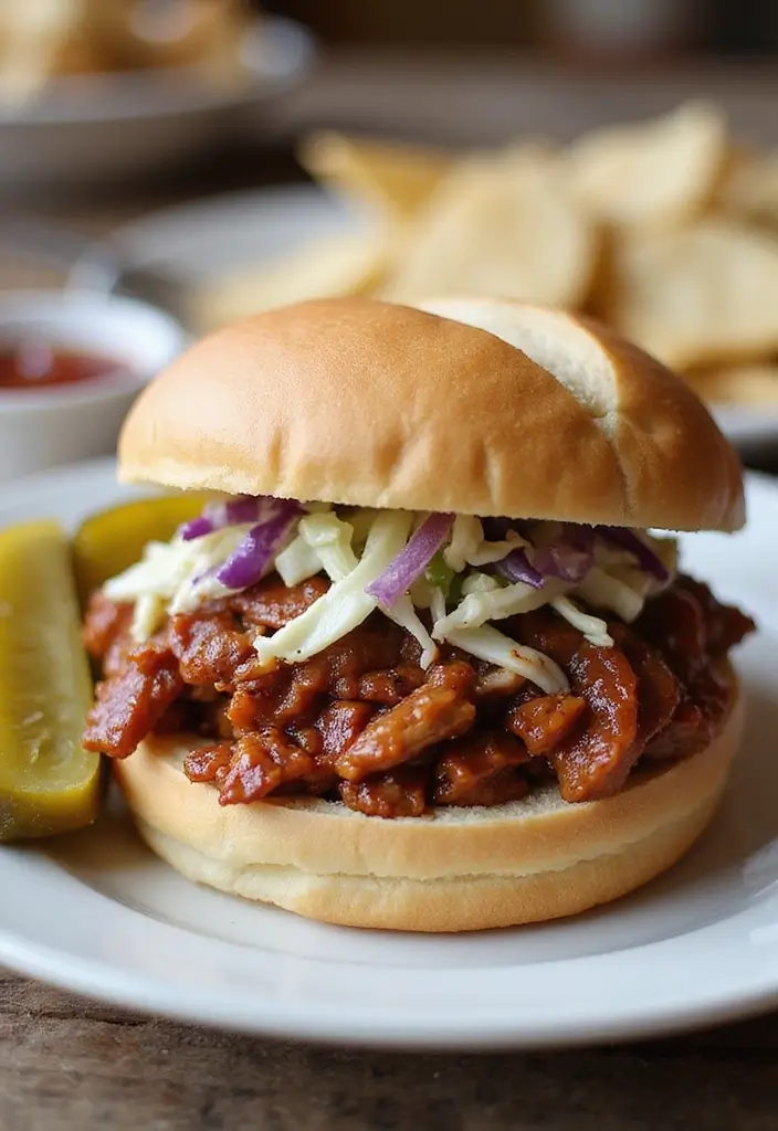 30 Healthy Crockpot Dinner Recipes for Families Who Love Easy Cooking 36 30 Healthy Crockpot Dinner Recipes for Families Who Love Easy Cooking - 6. BBQ Pulled Pork