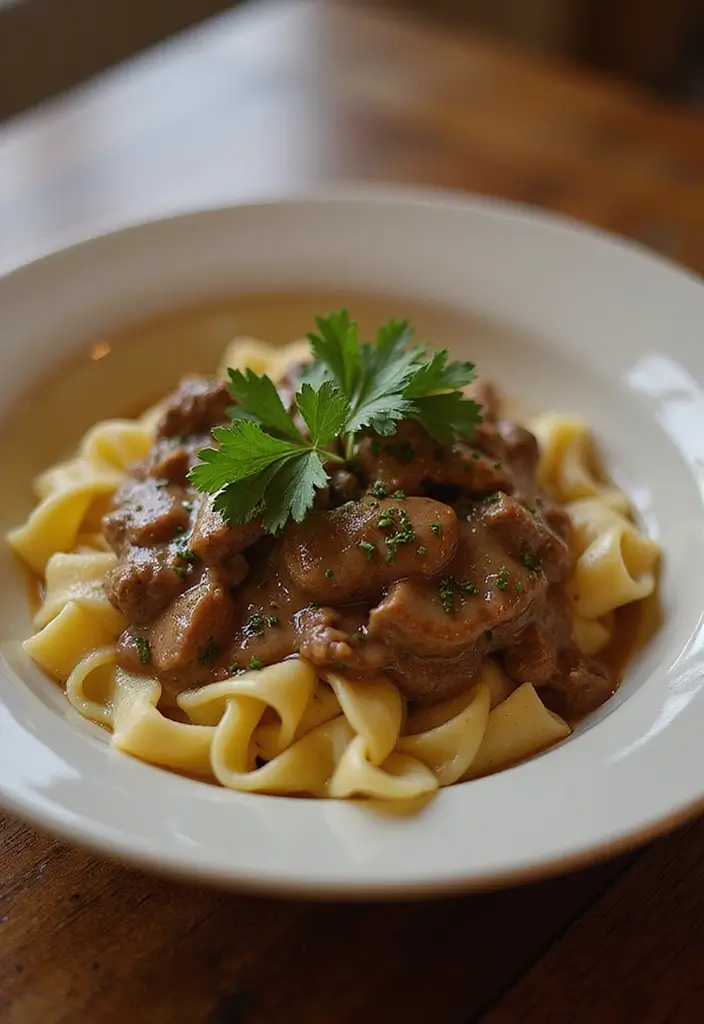 30 Healthy Crockpot Dinner Recipes for Families Who Love Easy Cooking 39 30 Healthy Crockpot Dinner Recipes for Families Who Love Easy Cooking - 7. Beef Stroganoff