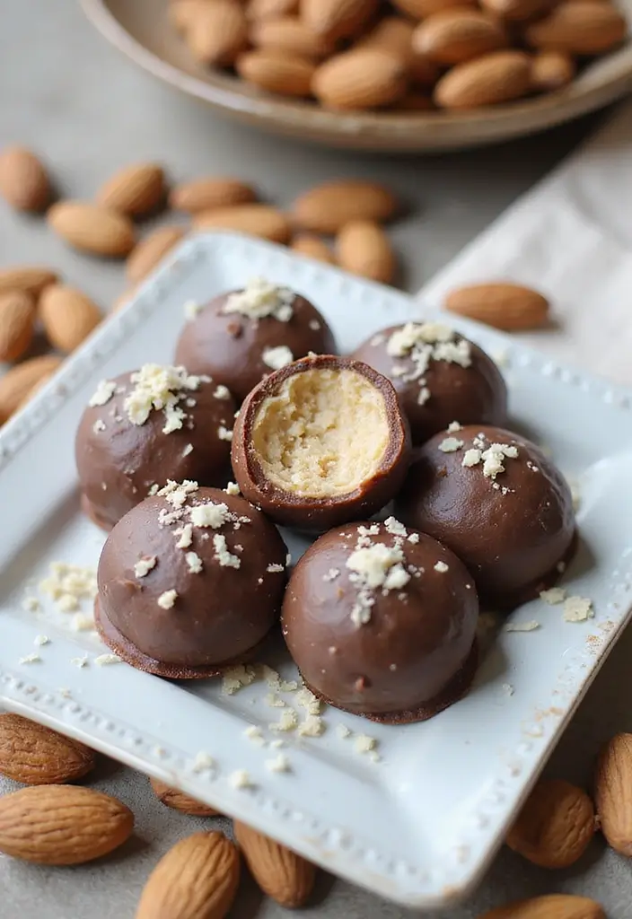 30 Healthy No Bake Snack Recipes for Quick and Easy Energy Bites 92 30 Healthy No Bake Snack Recipes for Quick and Easy Energy Bites - 16. Almond Joy Bliss Balls