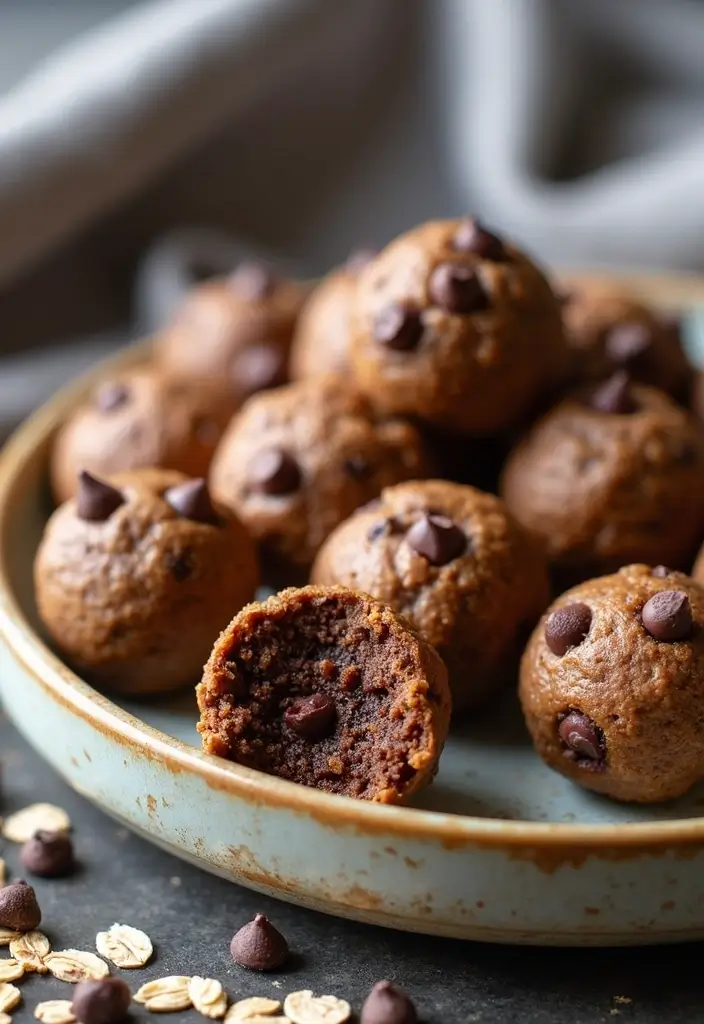 30 Healthy No Bake Snack Recipes for Quick and Easy Energy Bites 104 30 Healthy No Bake Snack Recipes for Quick and Easy Energy Bites - 18. Vegan Chocolate Chip Energy Bites
