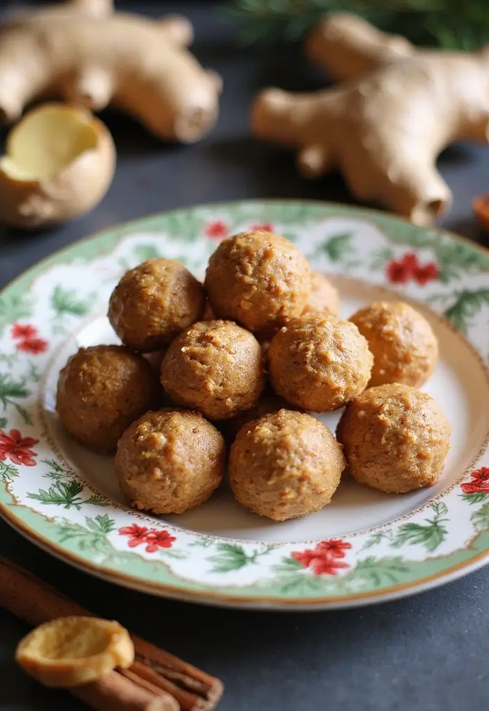 30 Healthy No Bake Snack Recipes for Quick and Easy Energy Bites 118 30 Healthy No Bake Snack Recipes for Quick and Easy Energy Bites - 20. Ginger Snap Energy Bites