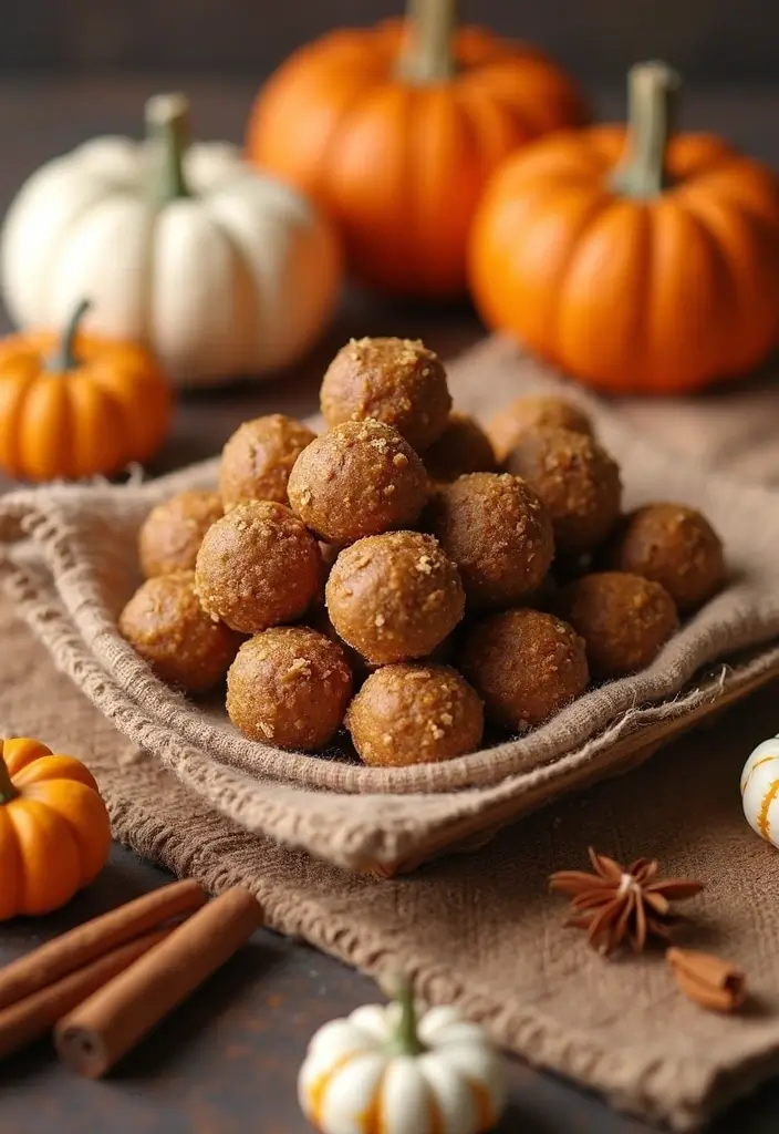 30 Healthy No Bake Snack Recipes for Quick and Easy Energy Bites 27 30 Healthy No Bake Snack Recipes for Quick and Easy Energy Bites - 5. No-Bake Pumpkin Spice Energy Bites