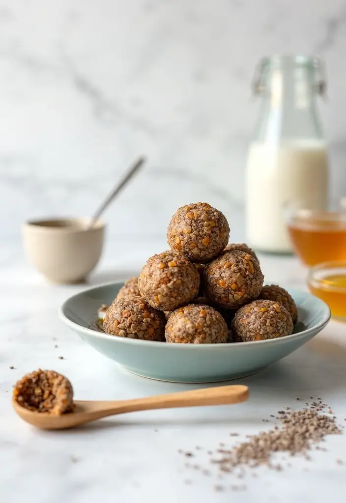 30 Healthy No Bake Snack Recipes for Quick and Easy Energy Bites 30 30 Healthy No Bake Snack Recipes for Quick and Easy Energy Bites - 6. Protein-Packed Chia Seed Energy Bites