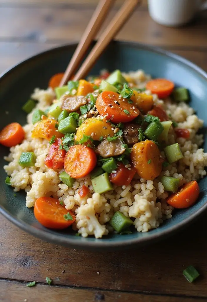 30 High Protein Quick and Healthy Dinner Recipes That Keep You Full 89 30 High Protein Quick and Healthy Dinner Recipes That Keep You Full - 15. Cauliflower Rice Stir-Fry