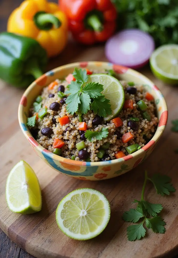 30 High Protein Quick and Healthy Dinner Recipes That Keep You Full 8 30 High Protein Quick and Healthy Dinner Recipes That Keep You Full - 2. Quinoa and Black Bean Salad