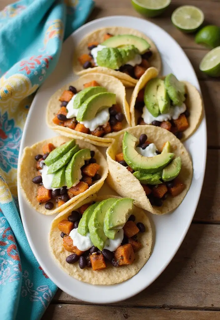 30 High Protein Quick and Healthy Dinner Recipes That Keep You Full 148 30 High Protein Quick and Healthy Dinner Recipes That Keep You Full - 24. Sweet Potato and Black Bean Tacos