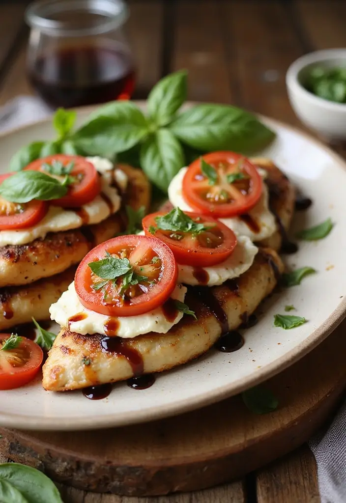 30 High Protein Quick and Healthy Dinner Recipes That Keep You Full 183 30 High Protein Quick and Healthy Dinner Recipes That Keep You Full - 29. Caprese Stuffed Chicken