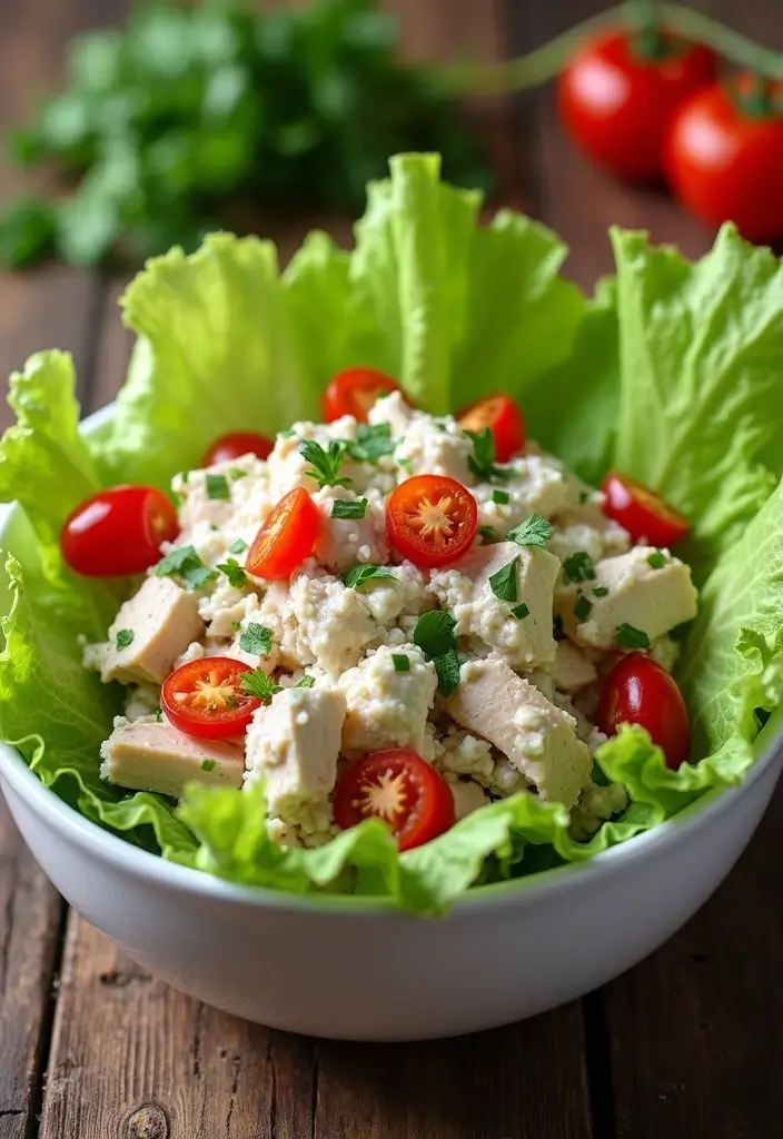 30 High Protein Quick and Healthy Dinner Recipes That Keep You Full 190 30 High Protein Quick and Healthy Dinner Recipes That Keep You Full - 30. Greek Yogurt Chicken Salad