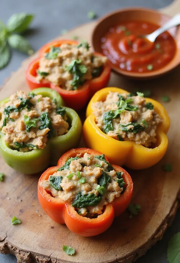 30 High Protein Quick and Healthy Dinner Recipes That Keep You Full 20 30 High Protein Quick and Healthy Dinner Recipes That Keep You Full - 4. Turkey and Spinach Stuffed Peppers