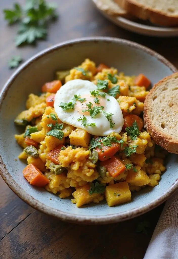 30 High Protein Quick and Healthy Dinner Recipes That Keep You Full 44 30 High Protein Quick and Healthy Dinner Recipes That Keep You Full - 8. Egg and Veggie Scramble