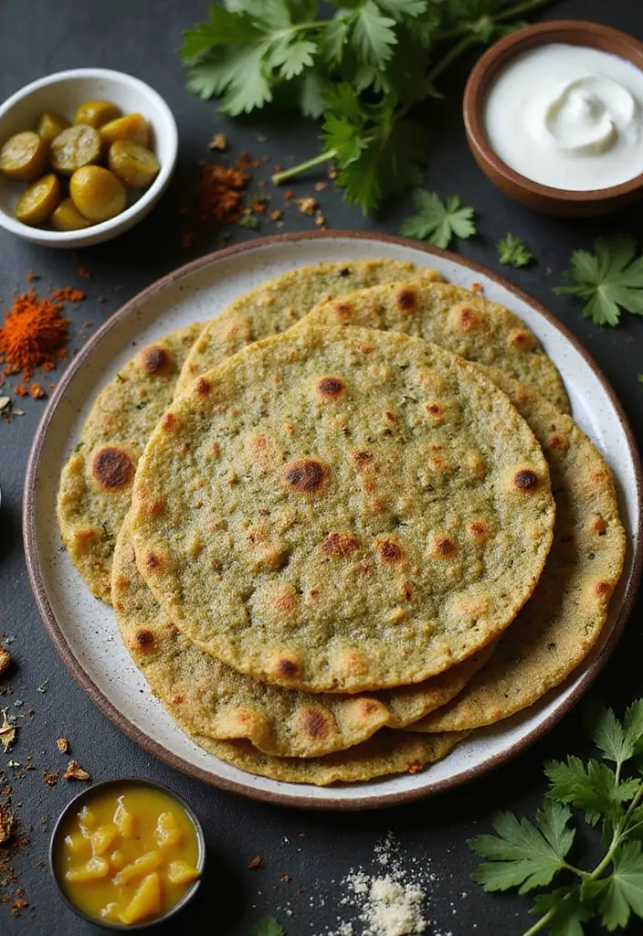 30 Indian Vegetarian Dinner Recipes That Are Quick, Easy, and Delicious 51 30 Indian Vegetarian Dinner Recipes That Are Quick, Easy, and Delicious - 11. Methi Thepla