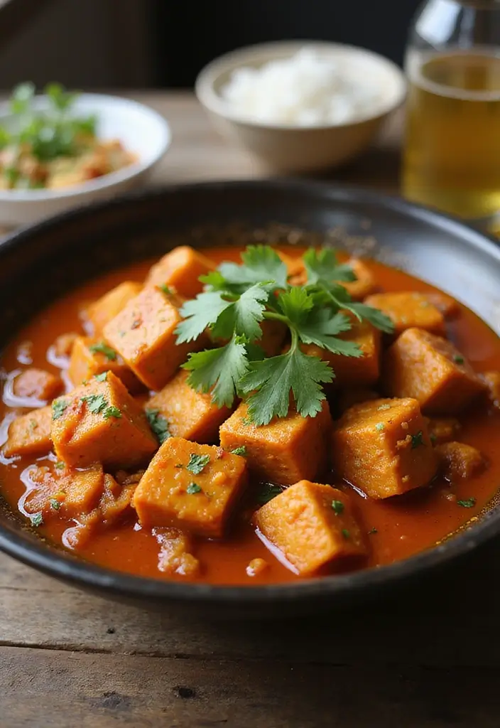 30 Indian Vegetarian Dinner Recipes That Are Quick, Easy, and Delicious 139 30 Indian Vegetarian Dinner Recipes That Are Quick, Easy, and Delicious - 25. Tofu Vindaloo