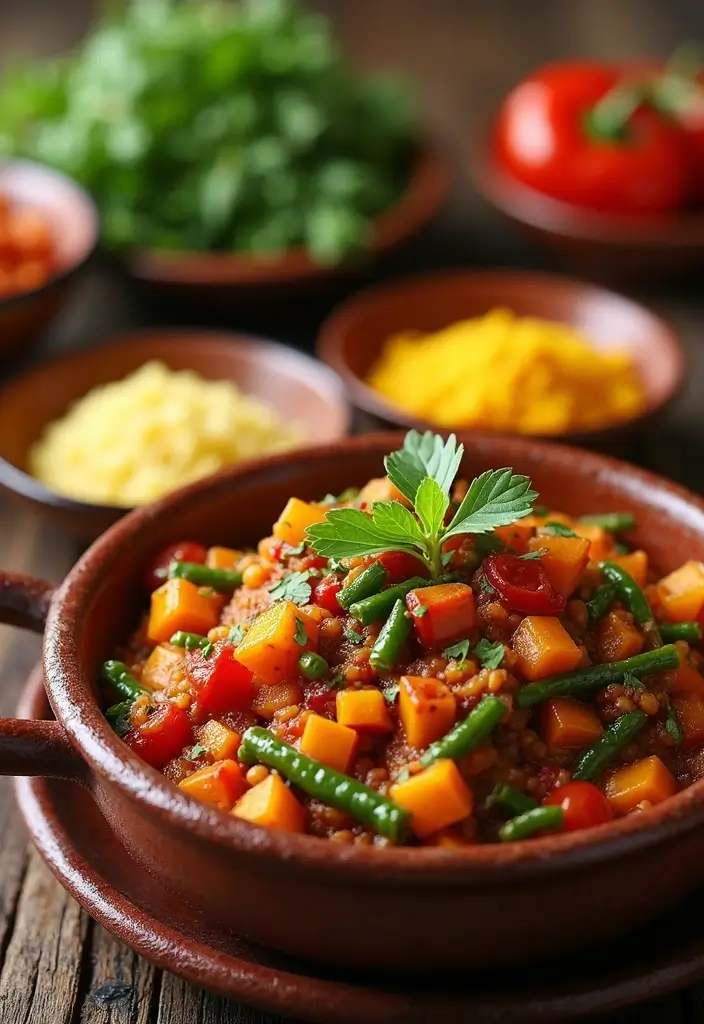 30 Indian Vegetarian Dinner Recipes That Are Quick, Easy, and Delicious 146 30 Indian Vegetarian Dinner Recipes That Are Quick, Easy, and Delicious - 26. Vegetable Tagine