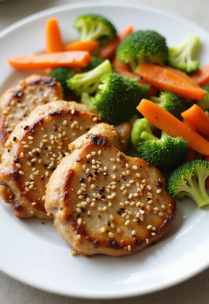30 One-Pan Pork Chop Dinner Recipes for Quick and Easy Family Meals 85 30 One-Pan Pork Chop Dinner Recipes for Quick and Easy Family Meals - 15. One-Pan Sesame Garlic Pork Chops