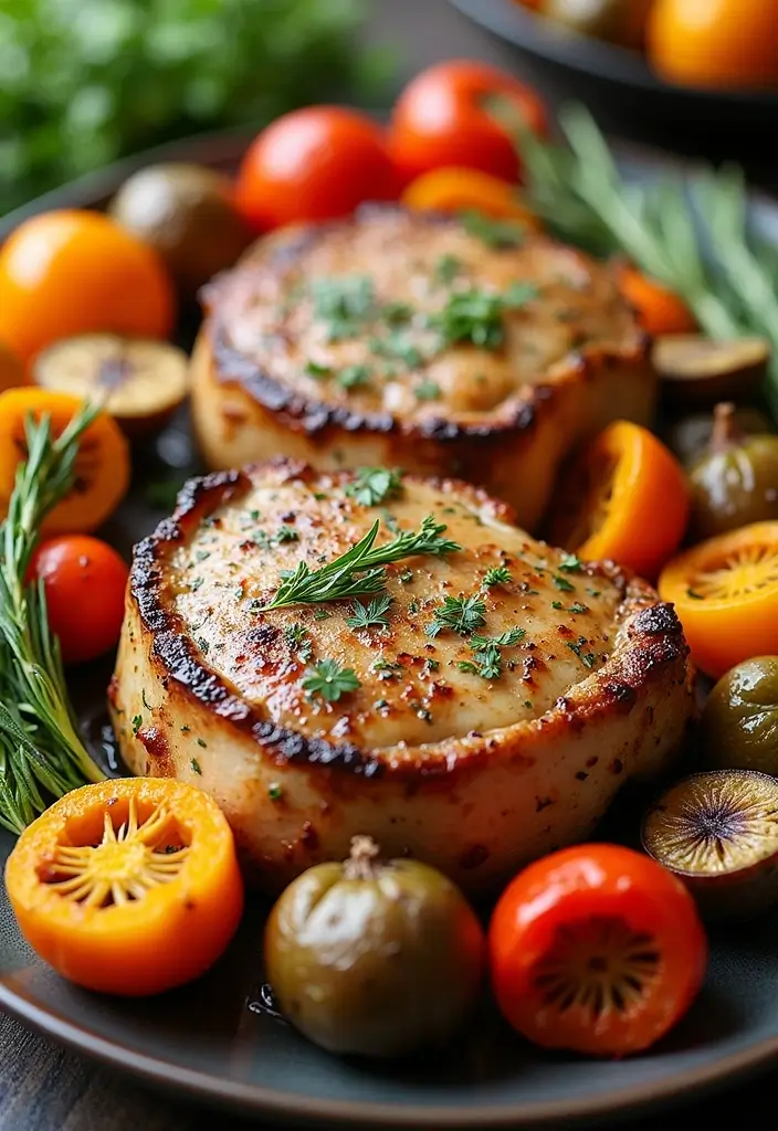 30 One-Pan Pork Chop Dinner Recipes for Quick and Easy Family Meals 146 30 One-Pan Pork Chop Dinner Recipes for Quick and Easy Family Meals - 24. One-Pan Pork Chops with Roasted Veggies