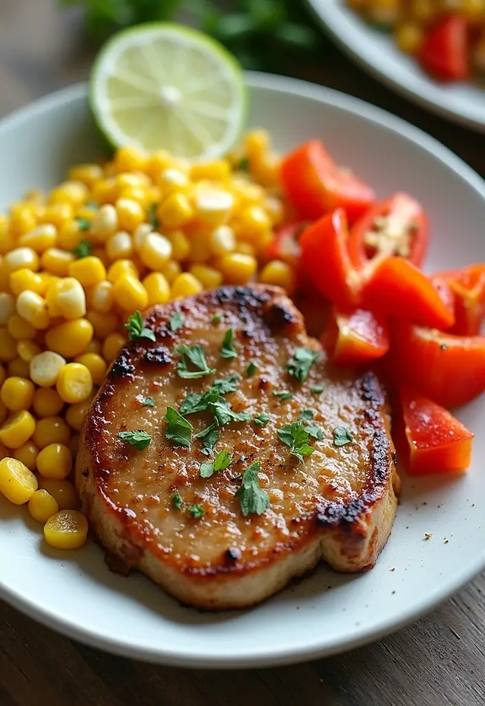 30 One-Pan Pork Chop Dinner Recipes for Quick and Easy Family Meals 181 30 One-Pan Pork Chop Dinner Recipes for Quick and Easy Family Meals - 29. One-Pan Pork Chops with Corn and Peppers