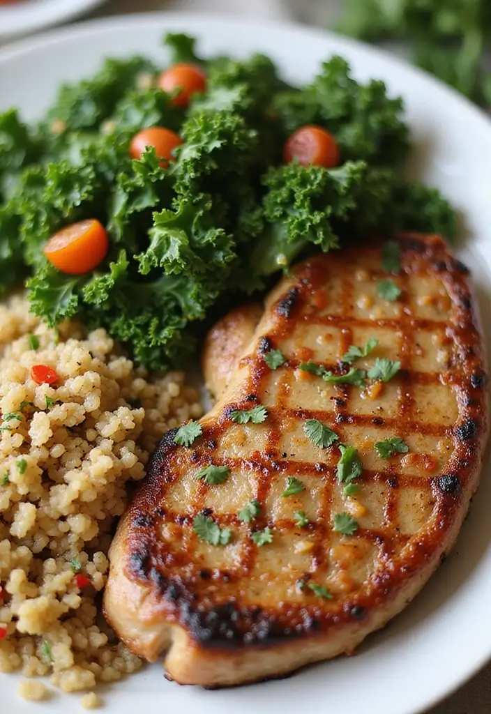 30 One-Pan Pork Chop Dinner Recipes for Quick and Easy Family Meals 188 30 One-Pan Pork Chop Dinner Recipes for Quick and Easy Family Meals - 30. One-Pan Pork Chops with Quinoa and Kale