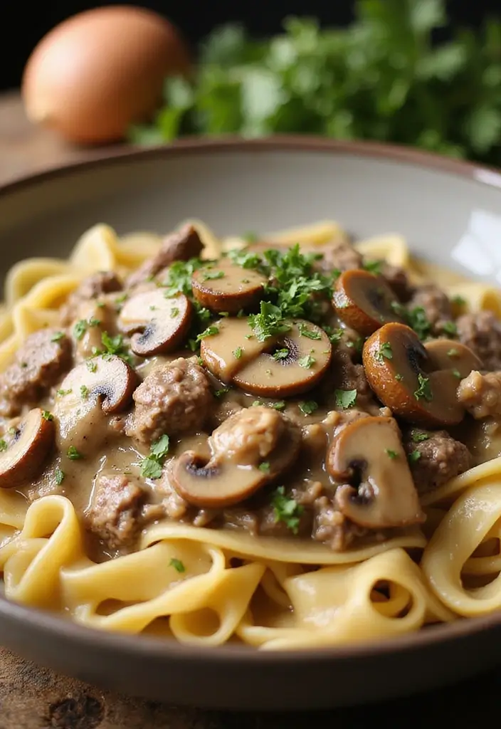 30 One Pot Quick and Easy Dinner Recipes to Simplify Cooking 63 30 One Pot Quick and Easy Dinner Recipes to Simplify Cooking - 11. One Pot Beef Stroganoff