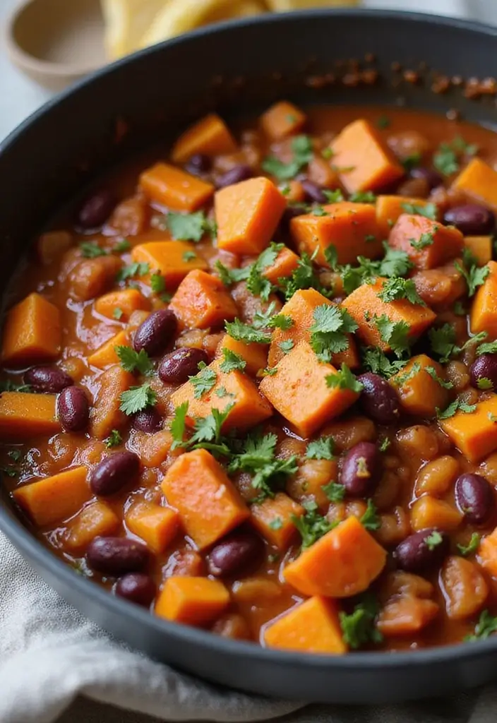 30 One Pot Quick and Easy Dinner Recipes to Simplify Cooking 85 30 One Pot Quick and Easy Dinner Recipes to Simplify Cooking - 15. One Pot Sweet Potato and Black Bean Chili