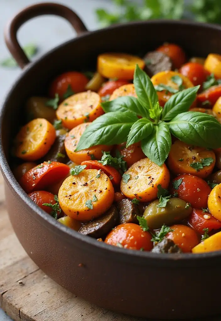 30 One Pot Quick and Easy Dinner Recipes to Simplify Cooking 107 30 One Pot Quick and Easy Dinner Recipes to Simplify Cooking - 19. One Pot Ratatouille