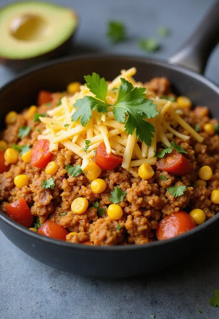 30 One Pot Quick and Easy Dinner Recipes to Simplify Cooking 8 30 One Pot Quick and Easy Dinner Recipes to Simplify Cooking - 2. Easy One Pot Taco Rice