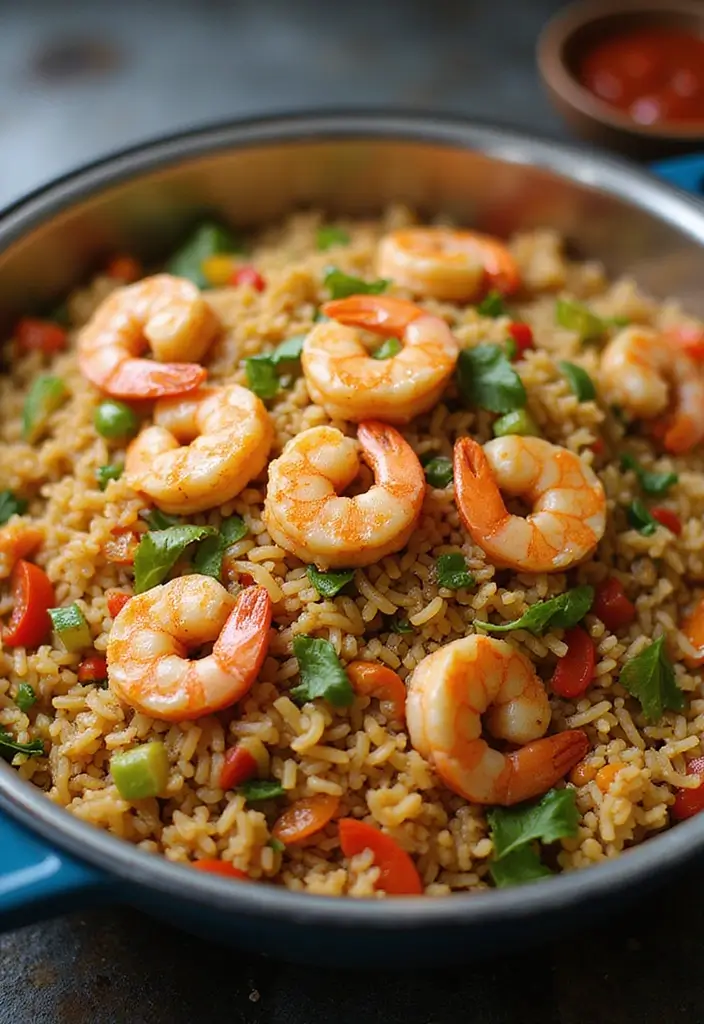 30 One Pot Quick and Easy Dinner Recipes to Simplify Cooking 140 30 One Pot Quick and Easy Dinner Recipes to Simplify Cooking - 24. One Pot Shrimp Fried Rice