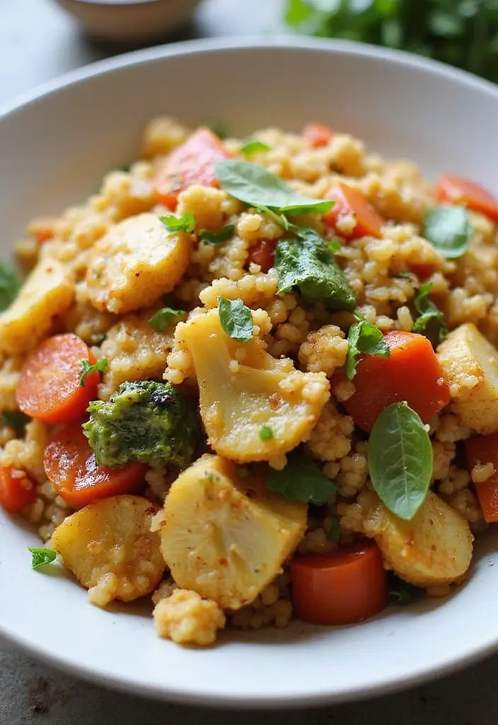30 Quick 3-Ingredient Dinner Recipes That Are Easy and Filling 113 30 Quick 3-Ingredient Dinner Recipes That Are Easy and Filling - 19. Cauliflower Rice Stir-Fry