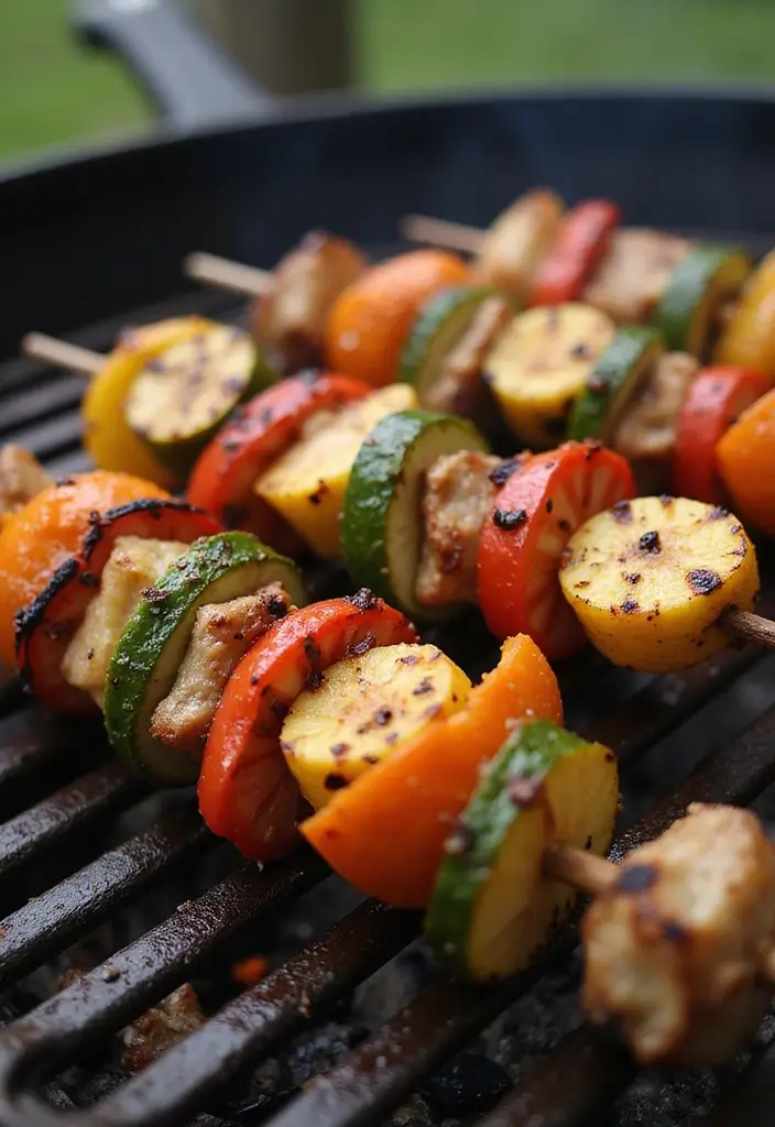 30 Quick 3-Ingredient Dinner Recipes That Are Easy and Filling 160 30 Quick 3-Ingredient Dinner Recipes That Are Easy and Filling - 26. Grilled Vegetable Skewers