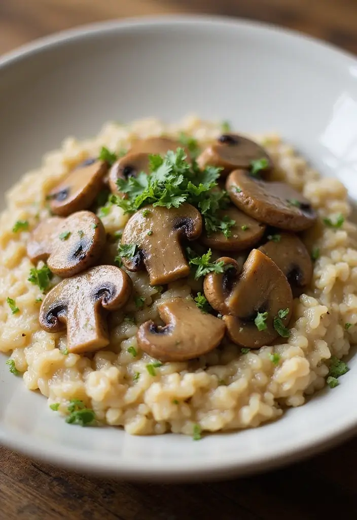 30 Quick 3-Ingredient Dinner Recipes That Are Easy and Filling 165 30 Quick 3-Ingredient Dinner Recipes That Are Easy and Filling - 27. Mushroom Risotto