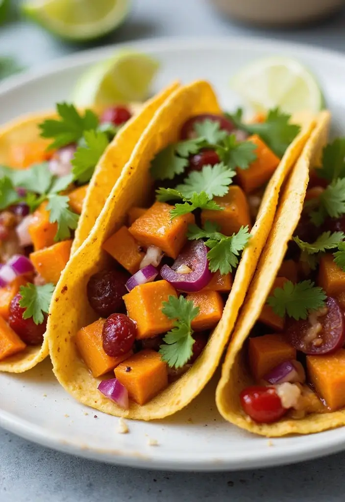30 Quick 3-Ingredient Dinner Recipes That Are Easy and Filling 34 30 Quick 3-Ingredient Dinner Recipes That Are Easy and Filling - 6. Sweet Potato Tacos