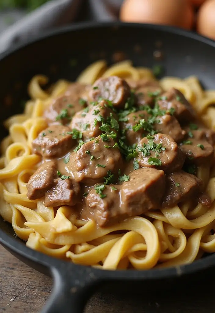 30 Quick Ground Beef Casserole Recipes for Easy and Satisfying Dinners 85 30 Quick Ground Beef Casserole Recipes for Easy and Satisfying Dinners - 13. Beef Stroganoff Casserole