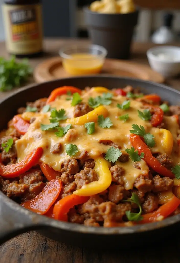 30 Quick Ground Beef Casserole Recipes for Easy and Satisfying Dinners 113 30 Quick Ground Beef Casserole Recipes for Easy and Satisfying Dinners - 17. Beef Fajita Casserole