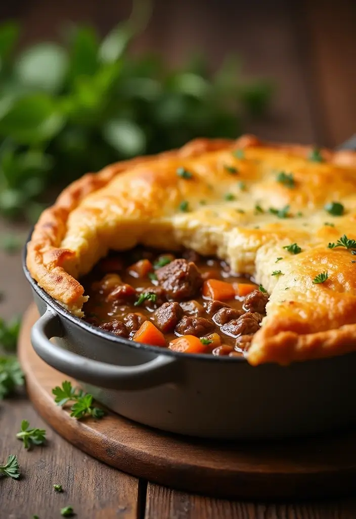 30 Quick Ground Beef Casserole Recipes for Easy and Satisfying Dinners 127 30 Quick Ground Beef Casserole Recipes for Easy and Satisfying Dinners - 19. Beef Pot Pie Casserole