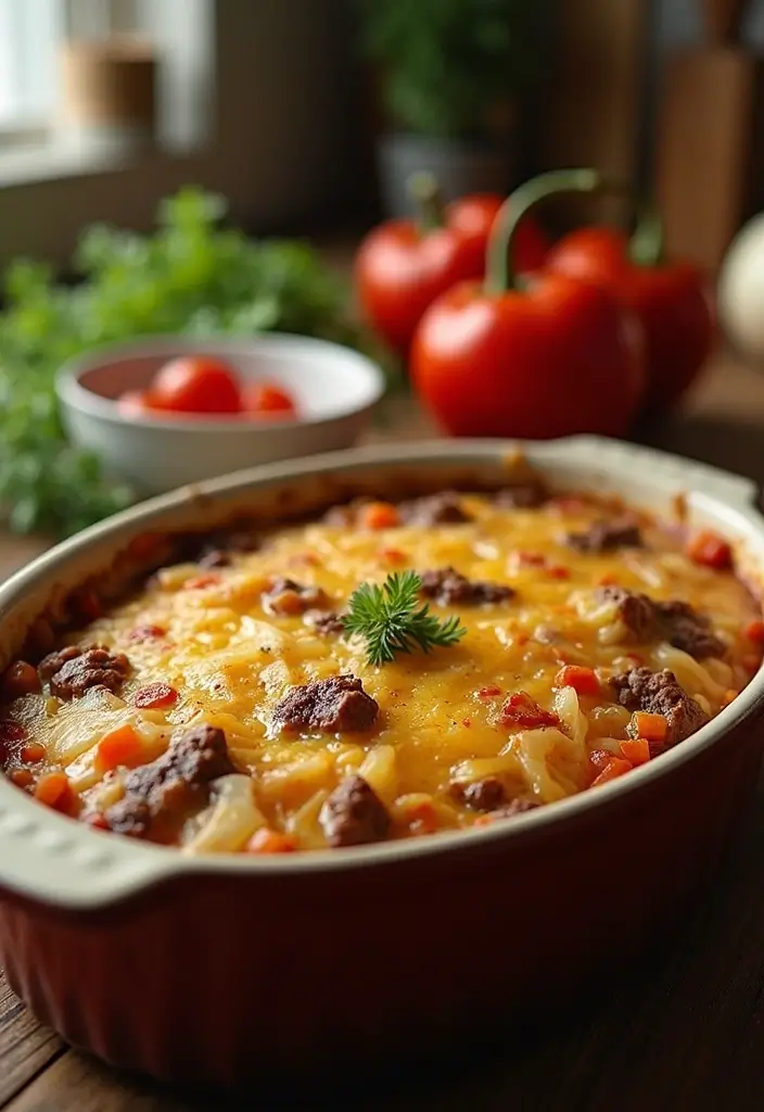 30 Quick Ground Beef Casserole Recipes for Easy and Satisfying Dinners 141 30 Quick Ground Beef Casserole Recipes for Easy and Satisfying Dinners - 21. Beef and Cabbage Casserole