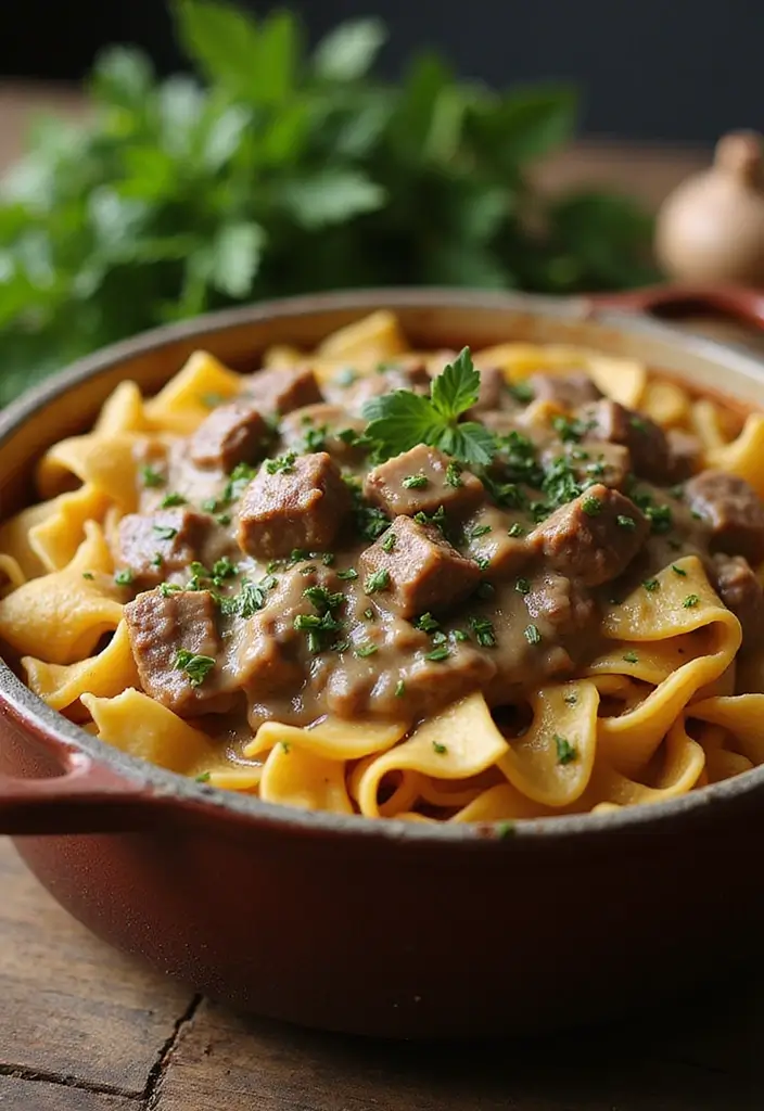 30 Quick Ground Beef Casserole Recipes for Easy and Satisfying Dinners 198 30 Quick Ground Beef Casserole Recipes for Easy and Satisfying Dinners - 29. Beef Stroganoff Noodle Casserole