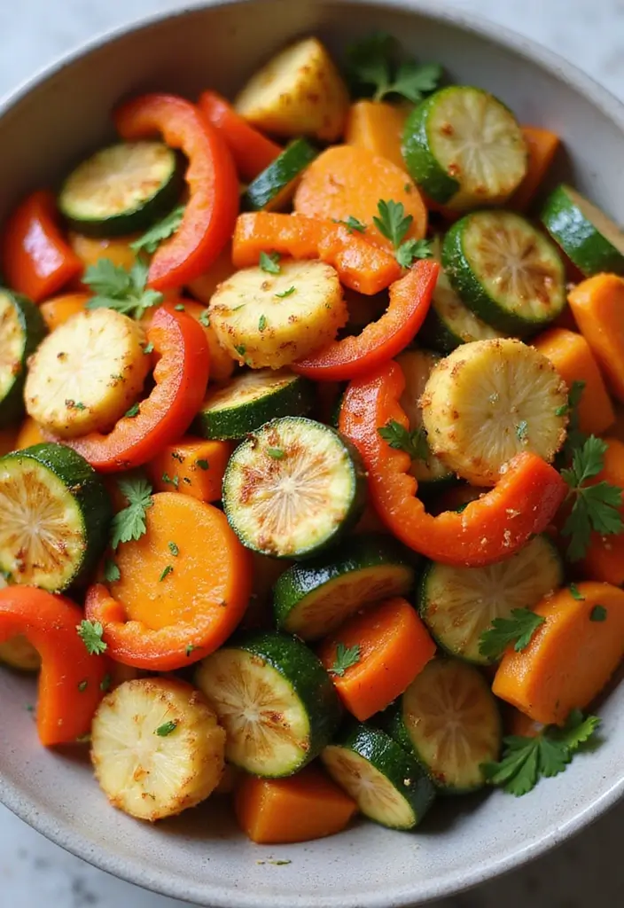 30 Quick and Easy Air Fryer Dinner Recipes Perfect for Weeknights 6 30 Quick and Easy Air Fryer Dinner Recipes Perfect for Weeknights - 2. Air Fryer Vegetable Medley