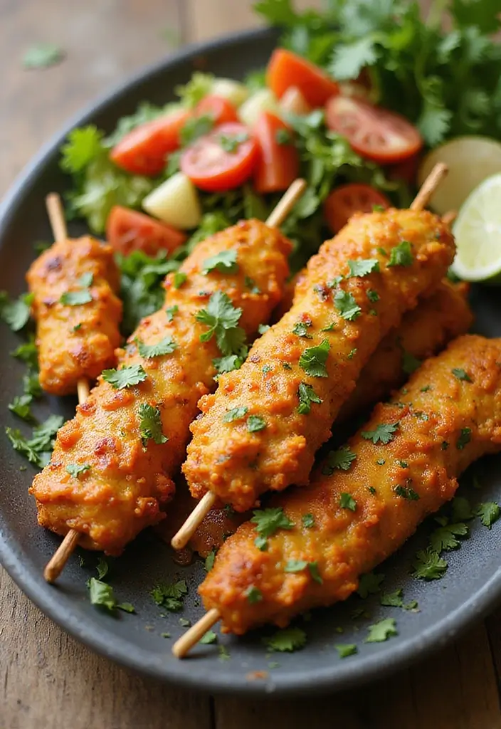 30 Quick and Easy Air Fryer Dinner Recipes Perfect for Weeknights 163 30 Quick and Easy Air Fryer Dinner Recipes Perfect for Weeknights - 29. Air Fryer Curry Chicken Skewers