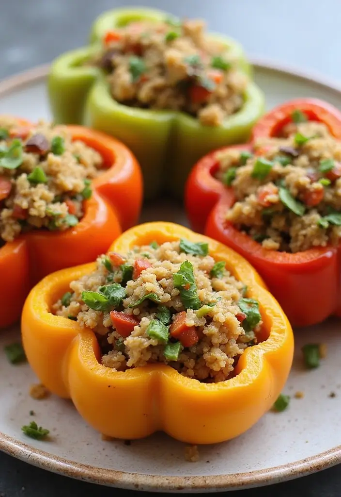 30 Quick and Easy Air Fryer Dinner Recipes Perfect for Weeknights 18 30 Quick and Easy Air Fryer Dinner Recipes Perfect for Weeknights - 4. Air Fryer Stuffed Peppers