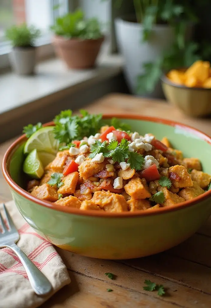 30 Quick and Easy Chicken Dinner Recipes Using Only 5 Ingredients 80 30 Quick and Easy Chicken Dinner Recipes Using Only 5 Ingredients - 14. Chicken Taco Salad