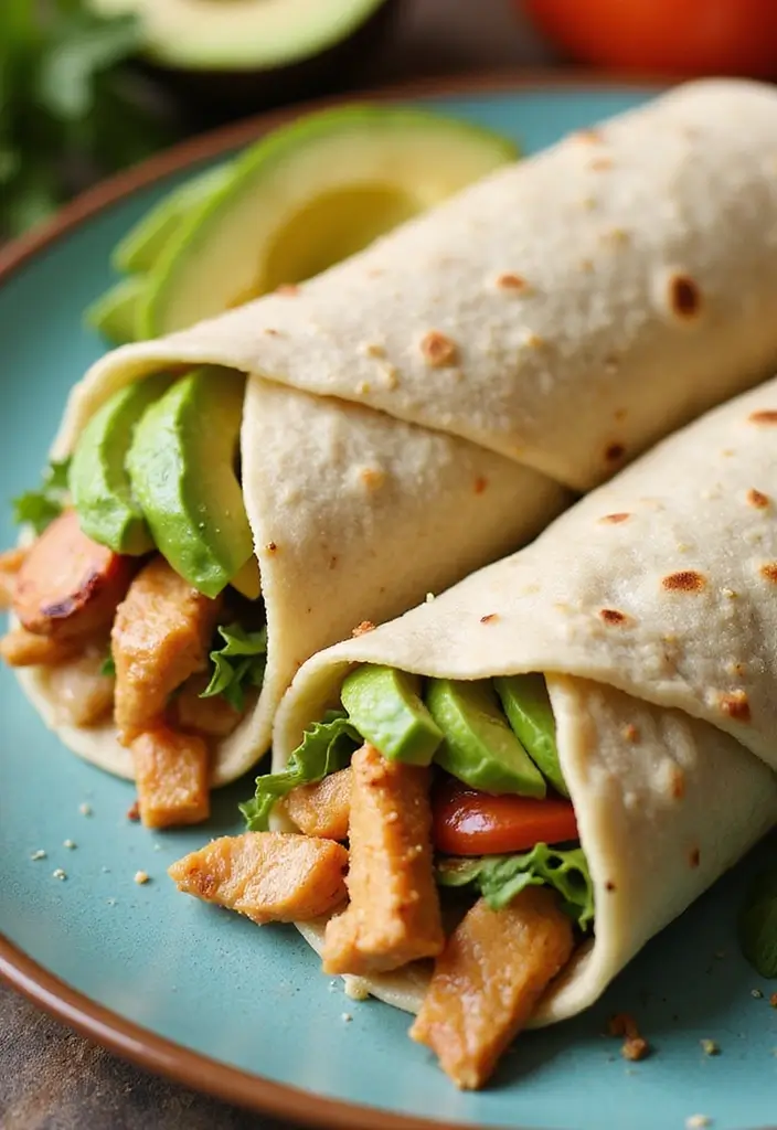 30 Quick and Easy Chicken Dinner Recipes Using Only 5 Ingredients 85 30 Quick and Easy Chicken Dinner Recipes Using Only 5 Ingredients - 15. Chicken and Avocado Wraps