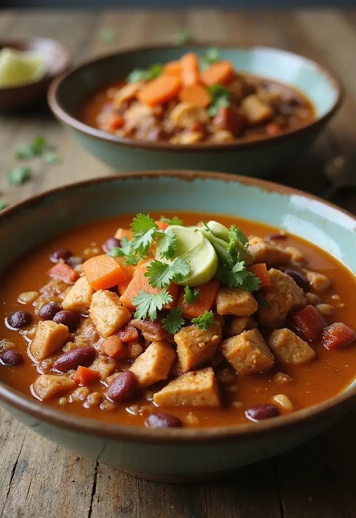 30 Quick and Easy Chicken Dinner Recipes Using Only 5 Ingredients 157 30 Quick and Easy Chicken Dinner Recipes Using Only 5 Ingredients - 27. Chicken and Bean Chili