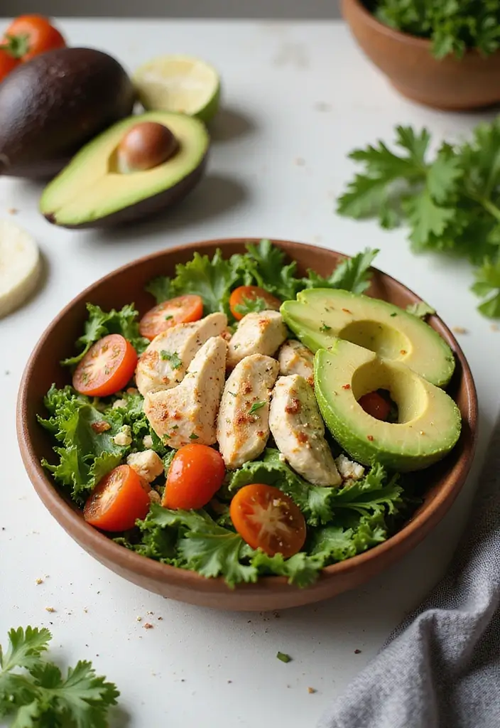30 Quick and Easy Chicken Dinner Recipes Using Only 5 Ingredients 178 30 Quick and Easy Chicken Dinner Recipes Using Only 5 Ingredients - 30. Chicken Avocado Salad