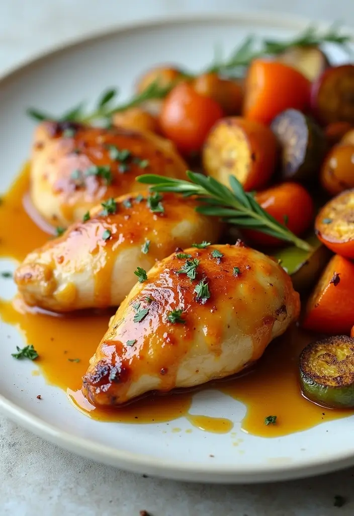 30 Quick and Easy Chicken Dinner Recipes Using Only 5 Ingredients 22 30 Quick and Easy Chicken Dinner Recipes Using Only 5 Ingredients - 4. Maple Mustard Chicken