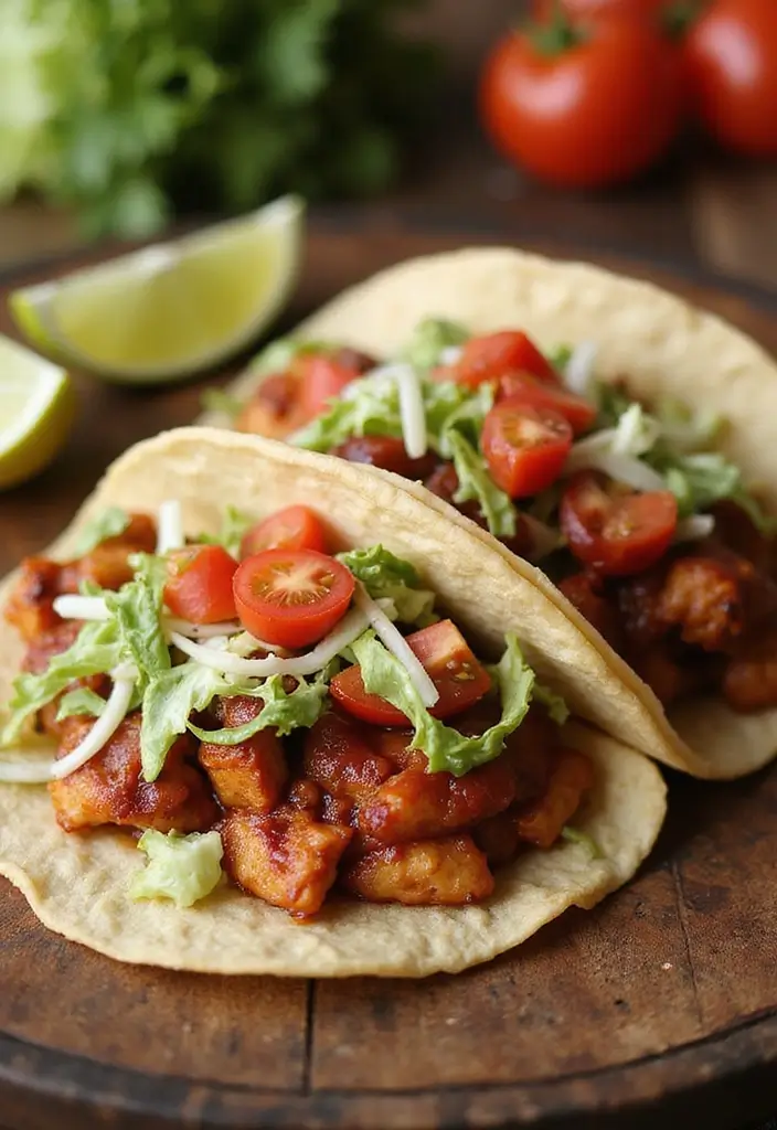 30 Quick and Easy Chicken Dinner Recipes Using Only 5 Ingredients 29 30 Quick and Easy Chicken Dinner Recipes Using Only 5 Ingredients - 5. Simple BBQ Chicken Tacos