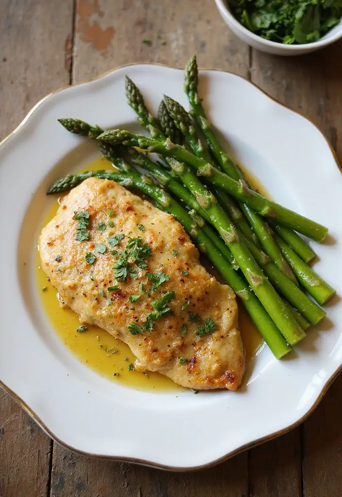 30 Quick and Easy Dinner Recipes for Black Families Packed with Flavor 119 30 Quick and Easy Dinner Recipes for Black Families Packed with Flavor - 21. Garlic Butter Chicken with Asparagus